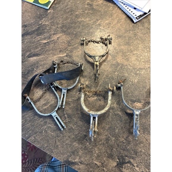 Lot If 5 Vintage Kids Spurs - Picture 5 of 13